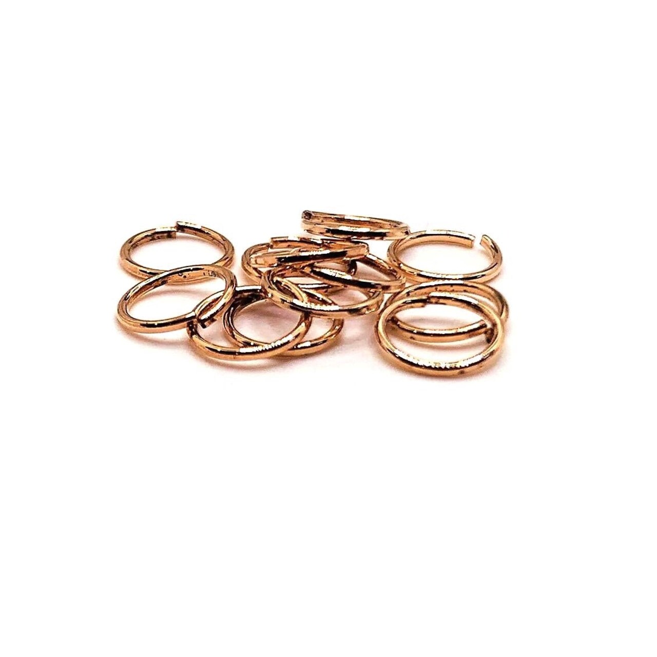 Rose gold 2025 jump rings